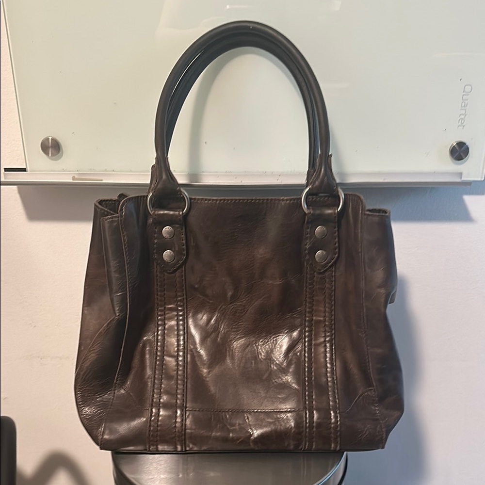 FRYE AND CO. “Melissa” Dark Brown Leather Tote